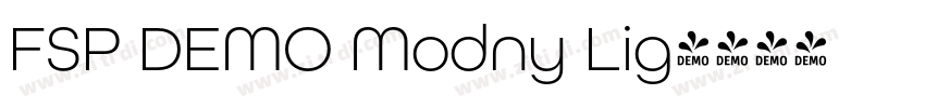 FSP DEMO Modny Lig字体转换 FSP DEMO Modny Lig字体转换